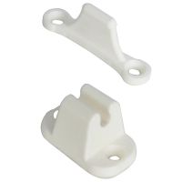 ♧ஐ 2X Door Retainer Kit T Shape Door Stop Retaining Catch Latch For Rv Caravan Motorhome Boat Door Retainer Holder White