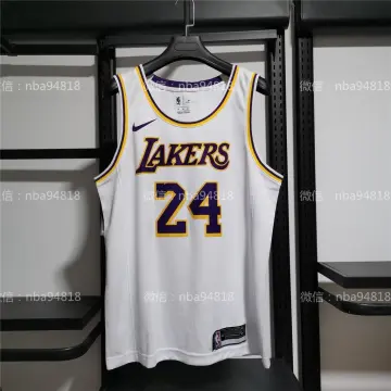 Los Angeles Lakers #24 Kobe Bryant City Jersey White