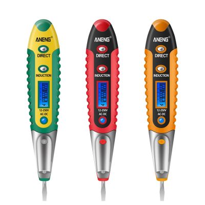 Non contact Digital Test Pencil Tester Electrical Voltage Detector Pen LCD Display Screwdriver AC/DC 12 250V Electrician Tools