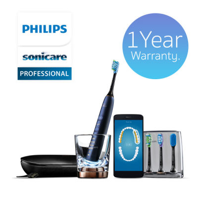 แปรงสีฟัน Philips Sonicare DiamondClean Smart 9700 Electric Toothbrush Lunar Blue HX9954/52 รับประกัน 1 ปี พร้อมส่งเลย