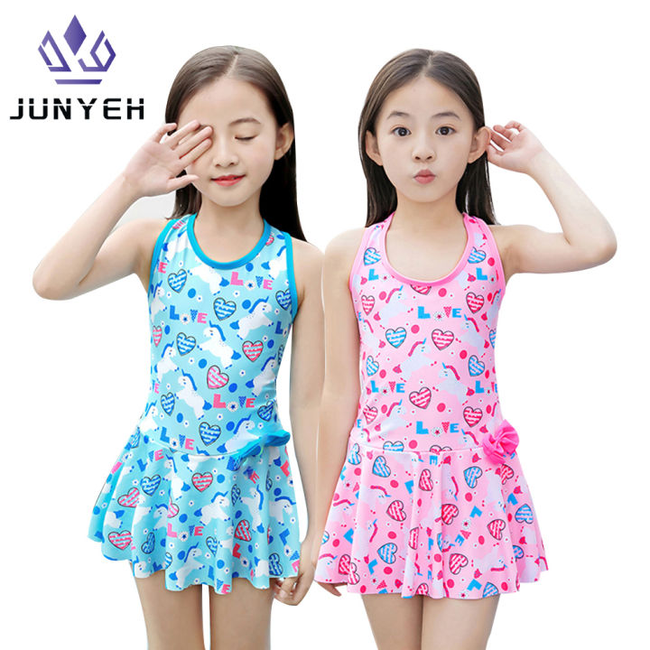 Cute Swimwear Girls Unicorn One Piece Swimsuit For Kids Baby Princess ...