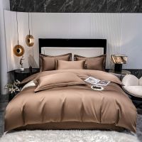 Solid Color 800TC Cotton Queen King Twin Family size 46Pcs Bedding Set Ultra Soft Duvet Cover with zipper Bed Sheet Pillowcases