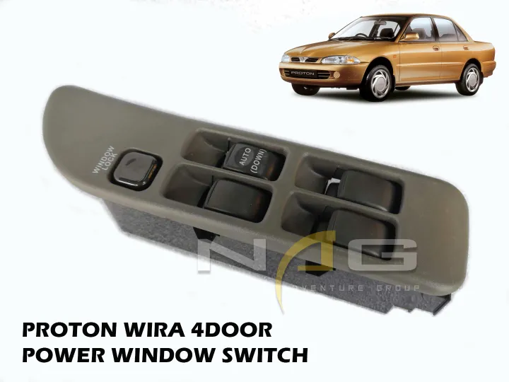FRONT POWER WINDOW SWITCH MAID SWITCH FIT PROTON WIRA WIRA AEROBACK