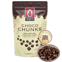 ทิวลิป ช็อคโก ชังส์ ดาร์ค คอมพาวด์ ช็อคโกแลต / Tulip Choco Chunk Dark Compound Chocolate /1kg