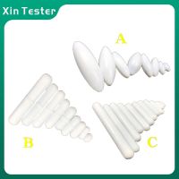 ช้อนคนแม่เหล็ก PTFE 5ชิ้น/ล็อตที่กวนให้เข้ากันทนทานต่อการกัดกร่อนแท่งคนห้องปฏิบัติการชนิด A/b/c