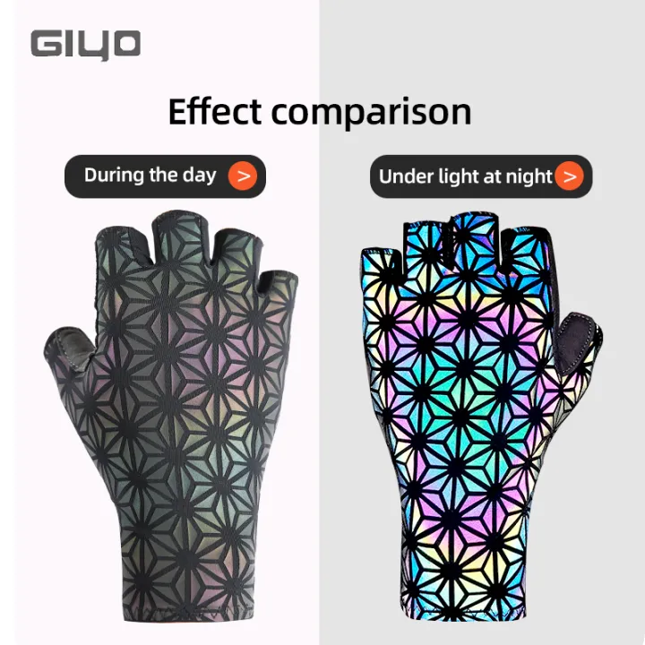 giyo-luminous-halffullfinger-gloves-reflection-dazzle-mtb-cycling-longshort-mitten-outdoor-sport-noctilucent-motorcycle-glove