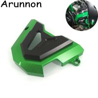 ✔รถจักรยานยนต์ Arunnon สำหรับ Kawasaki Ninja 250 300 EX300 EX250 2013 2014 2015 2016ห่วงโซ่เฟืองด้านหน้าฝาครอบป้องกันเครื่องยนต์ด้านซ้าย