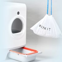 【YF】 5 Rollers Cat Litter Box Poop Bag For PETKIT PURA MAX Automatic Self Cleaning Toilet Tray with Handle Hand Free Dirty