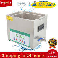 【hoamio】Ultra Sonic เครื่องทำความสะอาดที่มีประสิทธิภาพ Digital Professional Ultrasonic Cleaner 10L Commercial 240W สำหรับชิ้นส่วนขนาดเล็กสำหรับเครื่องประดับสำหรับนาฬิกา