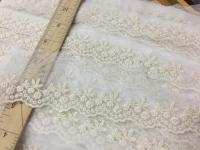 5 Meters 5.5cm New Cotton Guipure Beige Embroidery Lace Trim Fabric DIY Sewing Garment Accessories Quilting Dress Meterial Pipe Fittings Accessories