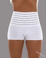 [COD] European and high-waist abdomen ladies boxer briefs seamless solid breathable high elastic plastic stock