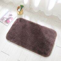 【PPQ Home Life Museum】 Super Thick Fluff Fiber Rug Bath Mats Comfortable And Soft Bathroom Carpet Non-Slip Absorbent Rug Foot Mat Shower Room Doormat