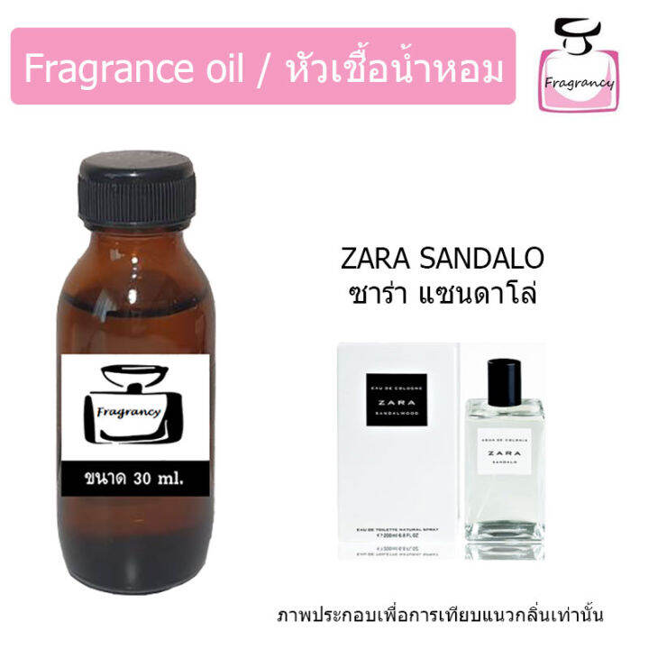 หัวน้ำหอม-กลิ่น-ซาร่า-แซนดาโล่-zara-sandalo