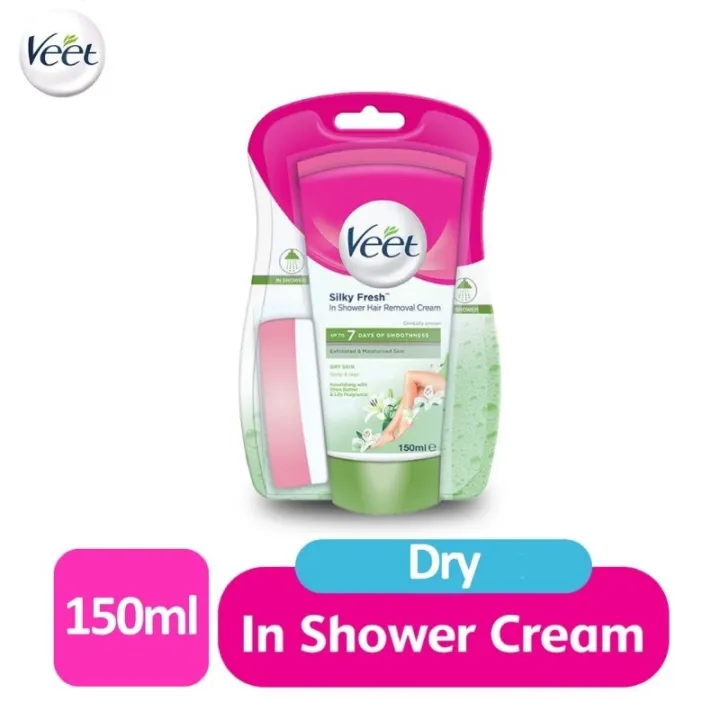 Veet In Shower 150ML NOAL DRY SENSITIVE Lazada