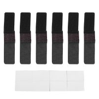 Office Chair Leg Felt Pads Covers Non- Hook and Loop Fasteners Chair Feet Wrap Pads Protectors Hardwood Floor Glides