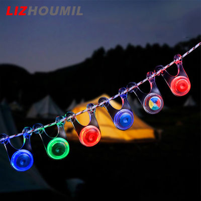 LIZHOUMIL โคมไฟ Led ตั้งแคมป์กลางแจ้งความสว่างสูงแขวนเต็นท์สตริงเชือกไฟกลางแจ้งอุปกรณ์ตั้งแคมป์กลางแจ้ง