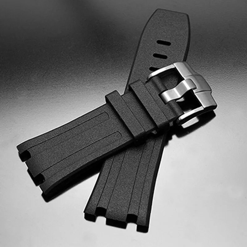 Aotelayer 28mm Nature Fluoro Rubber Watchband for Audemars Piguet