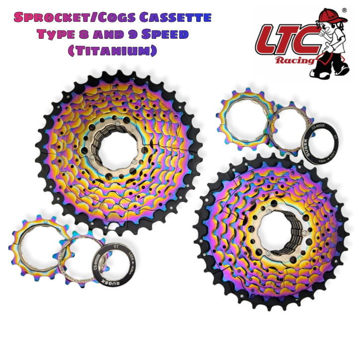 BICYCLE SPROCKET/COGS CASSETTE TYPE 9 SPEED (COLORFUL) Lazada PH