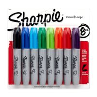 Sharpie : SHP38250* ปากกาเมจิก Chisel Assorted 8 pk.