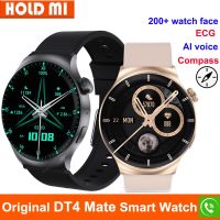 DT4 MATE Smart Watch เข็มทิศ NFC Bluetooth Call 1.5 นิ้ว 454 * 454 หน้าจอ IP68 โหมดกีฬากันน้ําอัตราการเต้นของหัวใจ Smartwatch ผู้ชาย