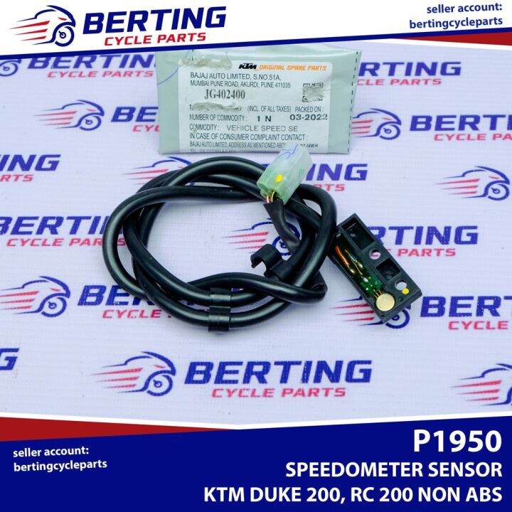 KTM SPEEDOMETER SENSOR Duke 200 RC 200 NON ABS Genuine JG402400 Lazada PH