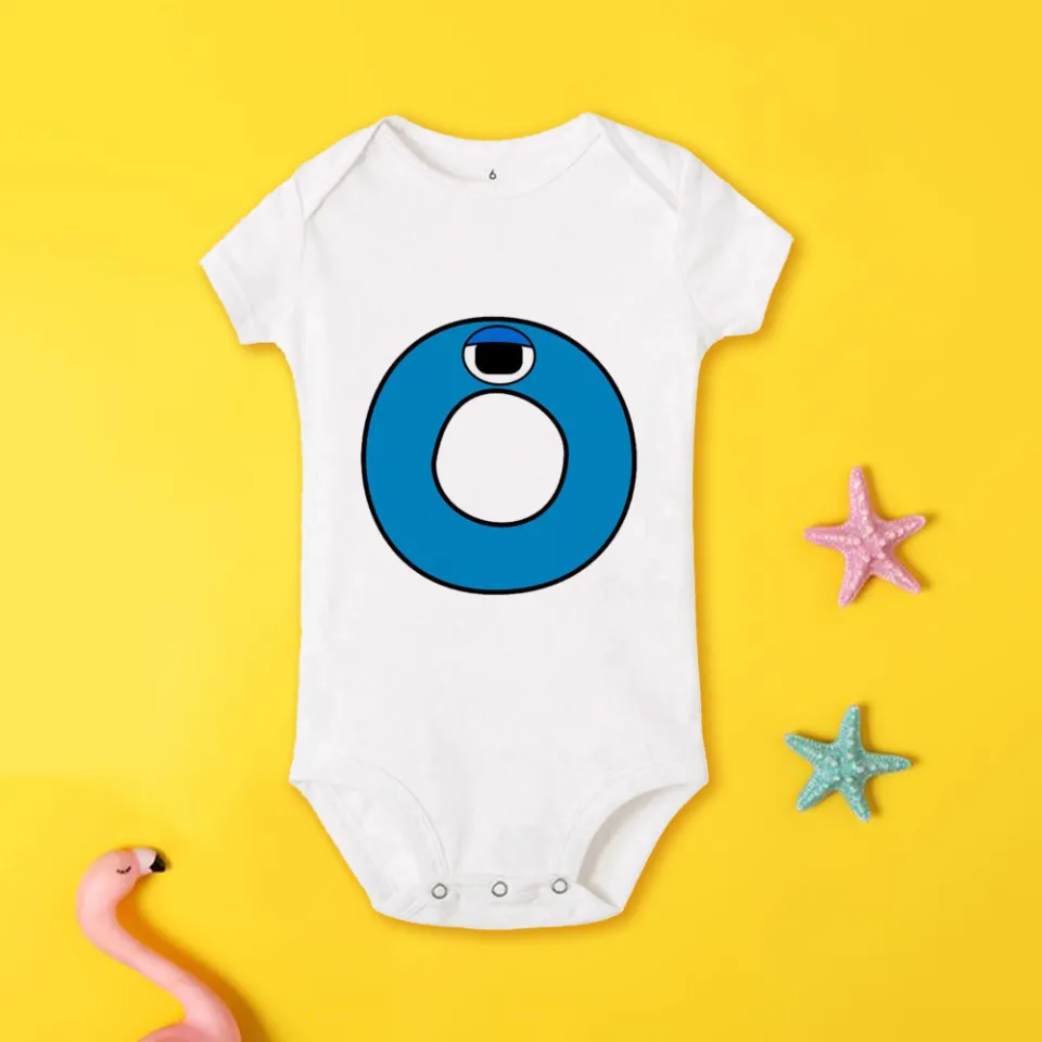 Alphabet Lore C Baby Long Sleeve Bodysuit