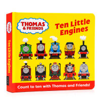 English original picture book small train Thomas and friends Thomas &amp; friends ten little engines count to ten digital enlightenment cardboard book picture story book