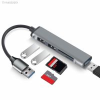 ☫ Type C HUB High Speed USB 3.0 HUB Splitter Card Reader Multiport with SD TF Ports for Macbook Computer Accessories HUB USB