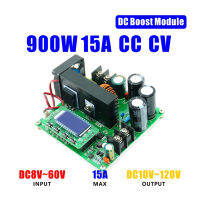 900W 15A DC-DCคอนเวอร์เตอร์เพิ่มกำลังไฟ8-60Vถึง10-120Vซีซีซีวีโมดูลติดตั้ง