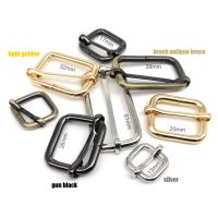 【YF】 Saco De Couro Espessado Pesado Cinto Alça Ombro Ajuste Retângulo Da Web Pin Rolo Tri-glide Fivela Slider O-Ring Reparar 5Pcs