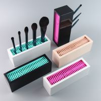 【YD】 Silicone cosmetic storage box with pen holder desktop lipstick eyebrow pencil and makeup brush