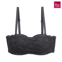 BSC lingerie ชุดชั้นในบรา MOLD BRA บรารูปแบบเสริมฟองน้ำดันทรง - BB6515GY