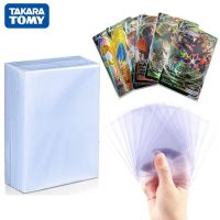 Card Sleeves Counts Transparent Playing Games Protector Cards Folder Pokémon Holder Kids