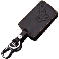 ✷ Renault Clio 4 Genuine Leather Key Holder Case For Renault Trafic Duster Scenic 2 Fluence Megane2 4 Buttons Keychain