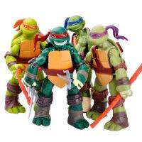 4นินจาเต่าทำแบบจำลองภาพเคลื่อนไหวรอบๆเครื่องประดับรุ่น TMNT2012ข้อต่อเลื่อนได้ตุ๊กตาของเล่น