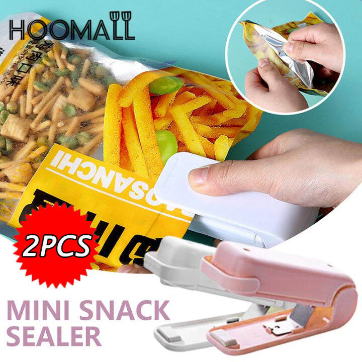 Hoomall 2 In 1 Portable Handheld Mini Vacuum Heat Sealers & Cutter