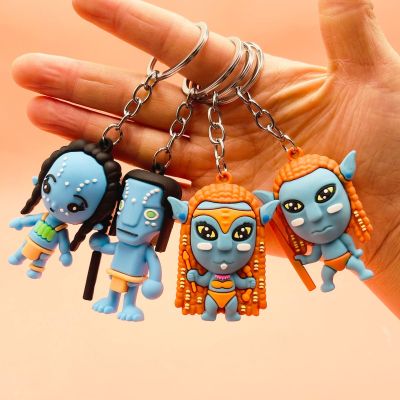 ตา168ช้อป:New Disney Anime Avatar พวงกุญแจคอสเพลย์รูป Jake Sully Neytiri ซิลิโคนจี้ Keyring รถกระเป๋าเป้สะพายหลัง Key Chain ของขวัญเด็ก