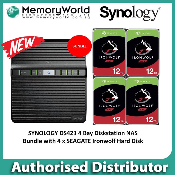 SYNOLOGY Authorised Distributor] SYNOLOGY DS423 4 Bay DiskStation