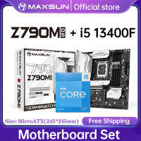 MAXSUN T Erminator Z790M D5กับ In CPU I5 13400F เมนบอร์ดชุด5 * M.2 4*128กิกะไบต์สก์ท็อปคอมพิวเตอร์ส่วนประกอบเมนบอร์ดชุด