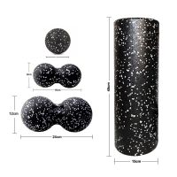 Multifunctional EPP Yoga Massage Roller Fitness ball Foam Roller Set for Back Pain Self-Myofascial Treatment