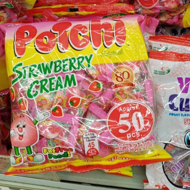 POTCHI ORIGINAL STRAWBERRY CREAM (approx 50 pcs) | Lazada PH