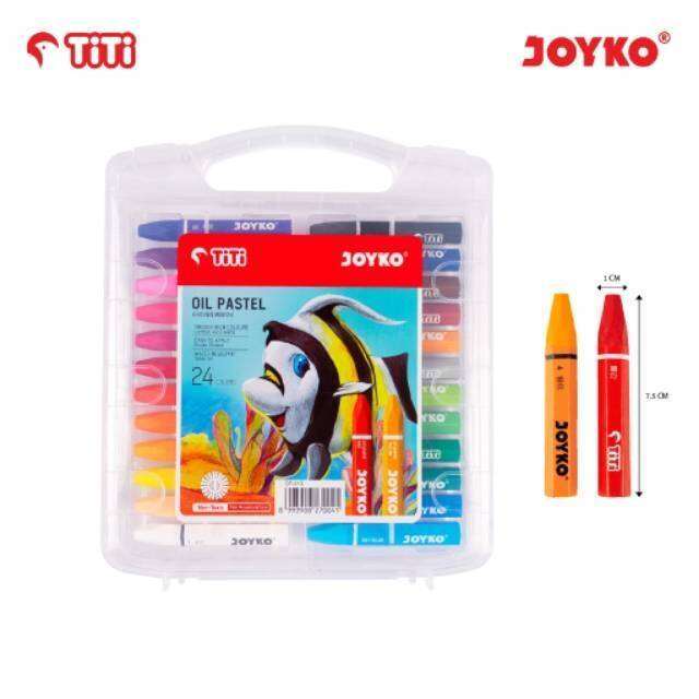 Oil Pastel Krayon Minyak Joyko OP24S 24 Warna Colors / Crayon set