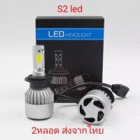 ( Pro+++ ) S2 led หลอไฟหน้า หลอดไฟตัดหมอก รถยนต์ แสงสีขาว ขั้ว h1 h3 h4 h7 h11 hb3 hb4 hir2 ส่งจากไทย คุ้มค่า ไฟ ตัด หมอก led ไฟ ตัด หมอก โปรเจคเตอร์ ไฟ ตัด หมอก มอเตอร์ไซค์ ไฟ ตัด หมอก รถยนต์