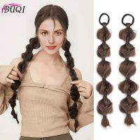 Synthetic Twist Ponytail Elastic Wig Woman Hair Side Lantern Braid Horsetail Hairpiece