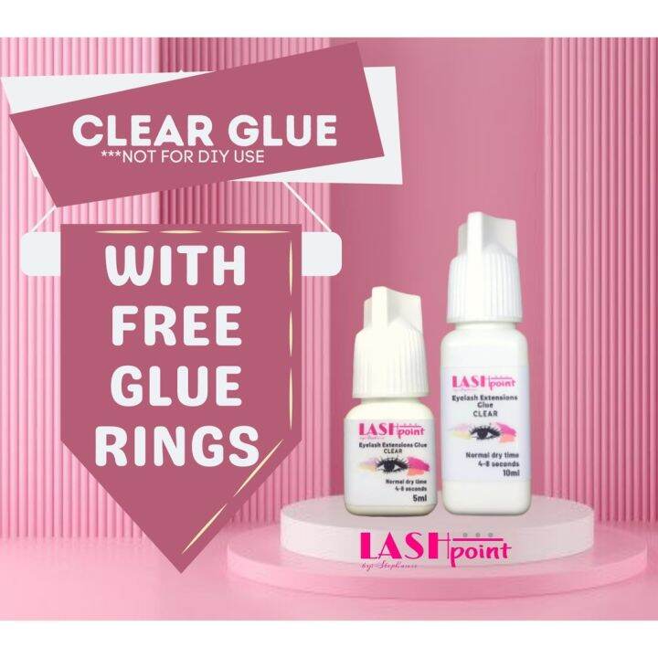 LASHPOINT CLEAR GLUE for eyelash extensions Lazada PH