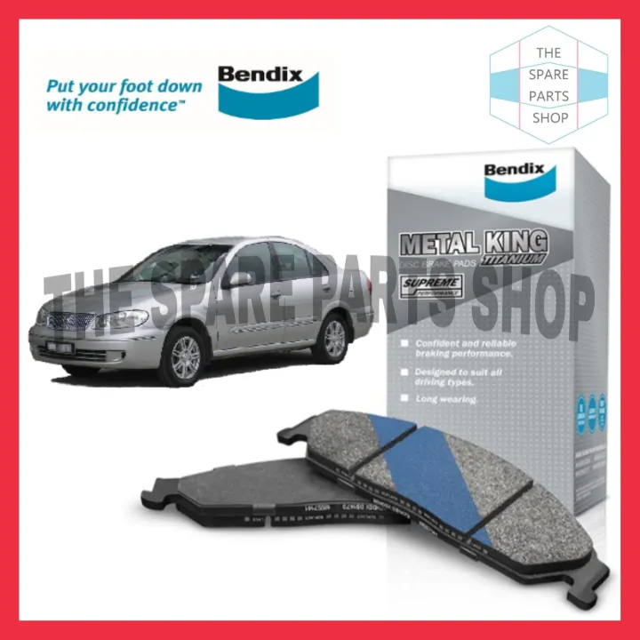 NISSAN SENTRA N16 REAR BENDIX METAL KING TITANIUM BRAKE PAD Lazada