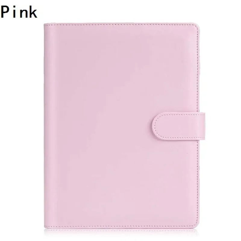 LINTRU Budget Binder with Zipper Envelopes, Money Organizer for A6, Pink