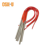 5PCS Tubular Heating Element 6mm Tube Dia. Electric Cartridge Heater Resistance Element For Injection Machine 80100120150W