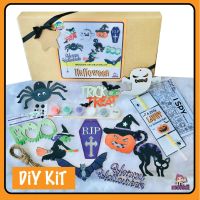 Halloween Wooden Decoration PAINTING Kit, Halloween Craft, Halloween decoration, Kids DIY, Kids arts and craft, kids craft kit