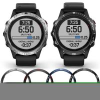 [SOSO 3C accessories] Metal Bezel Ring Time Frame Glass Screen Protector สำหรับ Garmin Fenix 6/6S/6X Pro Solar Sapphire Smart Watch เคสป้องกัน